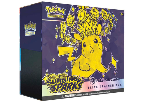 Pokémon Scarlet & Violet Surging Sparks Pokemon Center Elite Trainer Box