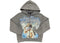 Mixed Emotion Rhinestone Hoodie Grey