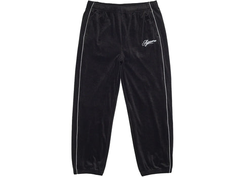 Supreme Velour Mesh Track Pant Black