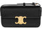 Celine Shoulder Bag Claude in Shiny Calfskin Leather Black