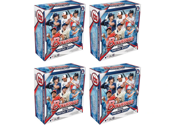 2026 Bowman Baseball Mega Box 4x Lot