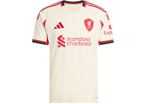 adidas Liverpool FC 25/26 Away Jersey Wonder White