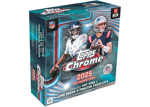 2025 Topps Chrome Football Mega Box