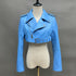 VVS Kate Sheep Leather Cropped Bomber Jacket