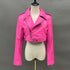 VVS Kate Sheep Leather Cropped Bomber Jacket