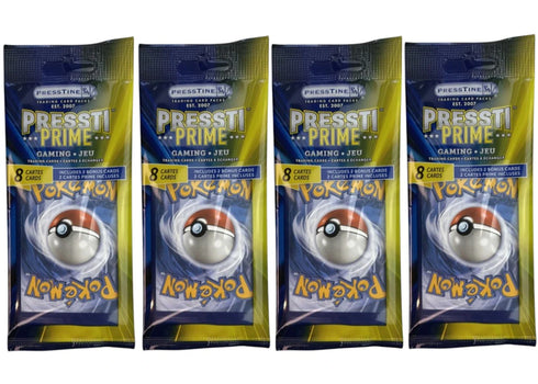 2026 Presstine Pokémon Presstiprime 8-Card Pack Mystery Bag (English) 4x Packs