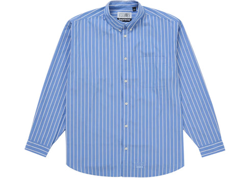 Supreme MM6 Maison Margiela Stripe Shirt Blue