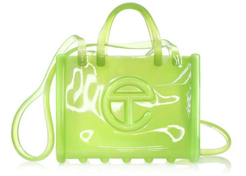 Telfar x Melissa Medium Jelly Shopper Green