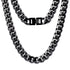 10MM Black Miami Cuban Chain