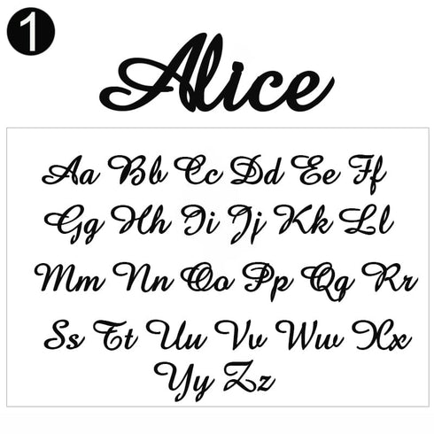 VVS Jewelry Custom Cursive Name Keychain