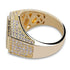 Gold/Silver Poly Geometric Ring