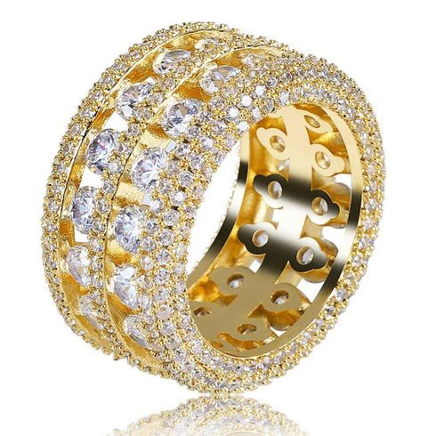 Gold/Silver Thick Band Ring