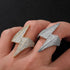 VVS Jewelry Iced Bolt Ring