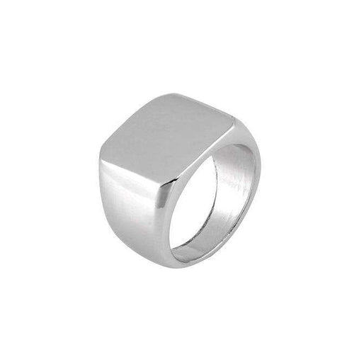 Square Black/Gold/Silver Metal Ring