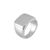 Square Black/Gold/Silver Metal Ring