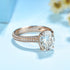 10K Solid Rose Gold 5CT VVS Moissanite Engagement Ring