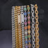 10mm O-Shape VVS Moissanite Cuban Link Chain or Bracelet