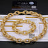 10mm O-Shape VVS Moissanite Cuban Link Chain or Bracelet