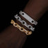 10mm O-Shape VVS Moissanite Cuban Link Chain or Bracelet