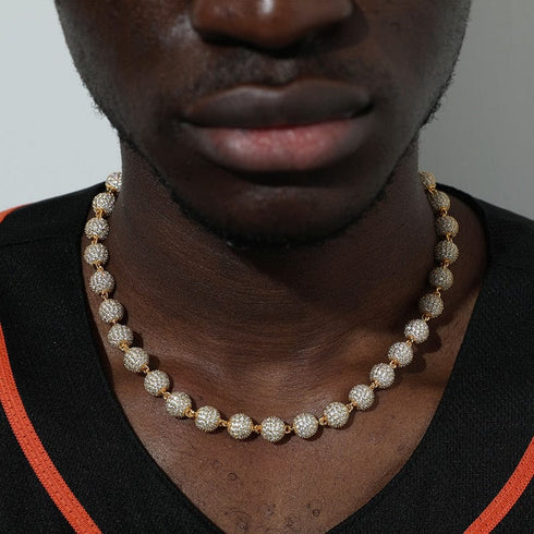 10MM Prong Beads Chain + FREE bracelet