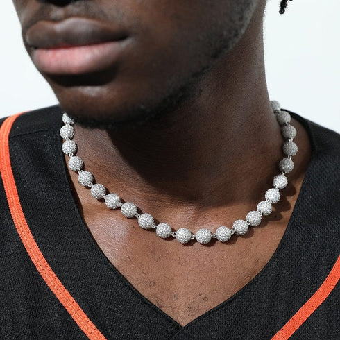 10MM Prong Beads Chain + FREE bracelet