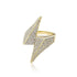 VVS Jewelry Iced Bolt Ring