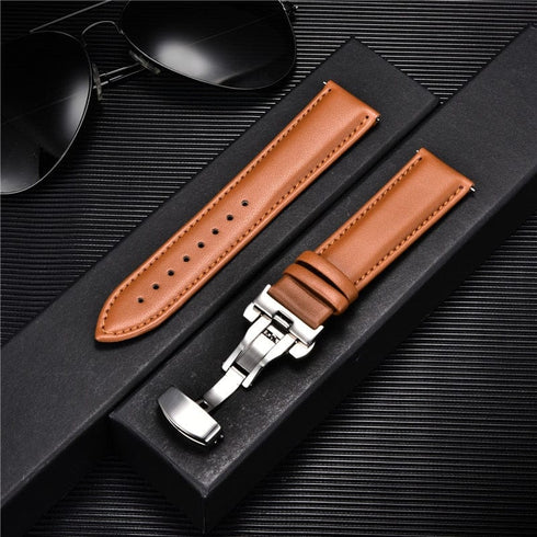Smooth Calfskin Leather Watchstrap
