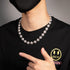 12mm Bowl Shaped Iced out Chain or Bracelet