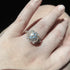 14K/18K Solid Rose Gold Flower Cut 2 CT Moissanite Engagement Ring
