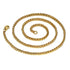 14k Gold 316L Stainless Steel Rope Chain