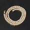 3mm 14k Gold Plated Mens Tennis Chain