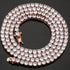 VVS Jewelry 925 Sterling Silver Moissanite Tennis Chain PASSES DIAMOND TEST US INVENTORY