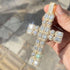 VVS Jewelry Bust Down Jesus Piece Cross Pendant