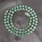 VVS Jewelry Rare Blue/Green 925 Sterling Silver Moissanite Tennis Chain
