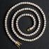 VVS Jewelry 925 Sterling Silver Moissanite Tennis Chain PASSES DIAMOND TEST US INVENTORY
