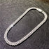 8MM 925 Sterling Silver VVS1 Moissanite Cuban Chain