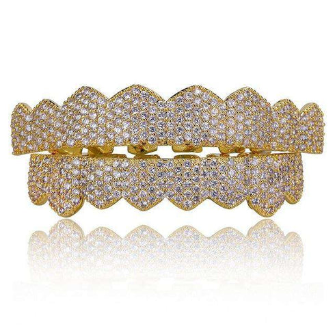 Gold/Platinum Full Bling Grillz