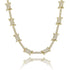 18K Gold/Silver Micro Pave Knot Cuban Chain + FREE Bracelet Bundle