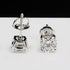 18K Solid Gold 5mm 1ct VVS Moissanite Diamond Stud Earrings