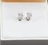 18K Solid Gold 5mm 1ct VVS Moissanite Diamond Stud Earrings