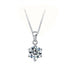 925 Sterling Silver 1ct/2ct/3ct VVS1 Moissanite Diamond Necklace