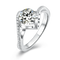 1CT 6.5mm 925 Sterling Silver Moissanite Ring