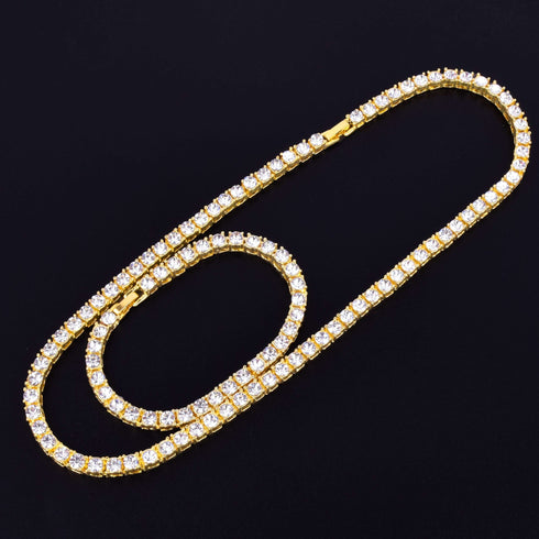 🤩💵 Save Big - Tennis Chain + FREE Tennis Bracelet Bundle