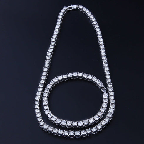 🤩💵 Save Big - Tennis Chain + FREE Tennis Bracelet Bundle