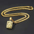 Gold Initial Pendant Necklace