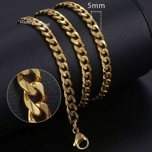 Gold Initial Pendant Necklace