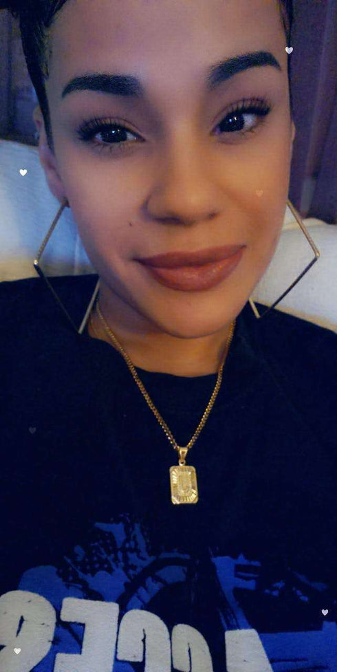 Gold Initial Pendant Necklace