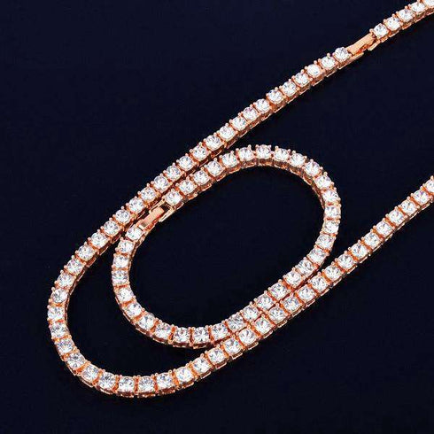 🤩💵 Save Big - Tennis Chain + FREE Tennis Bracelet Bundle