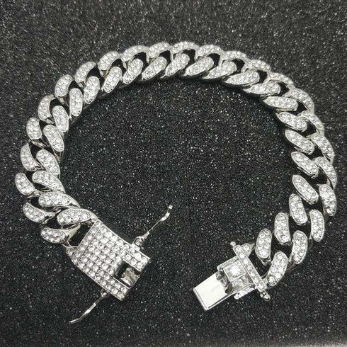 VVS Jewelry 18k Gold Plated Cuban Bracelet