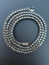 3MM Black 925 Sterling Moissanite Tennis Chain